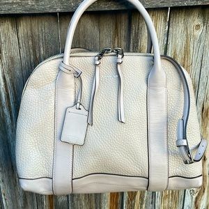 Coach Light Gray Satchel Bag